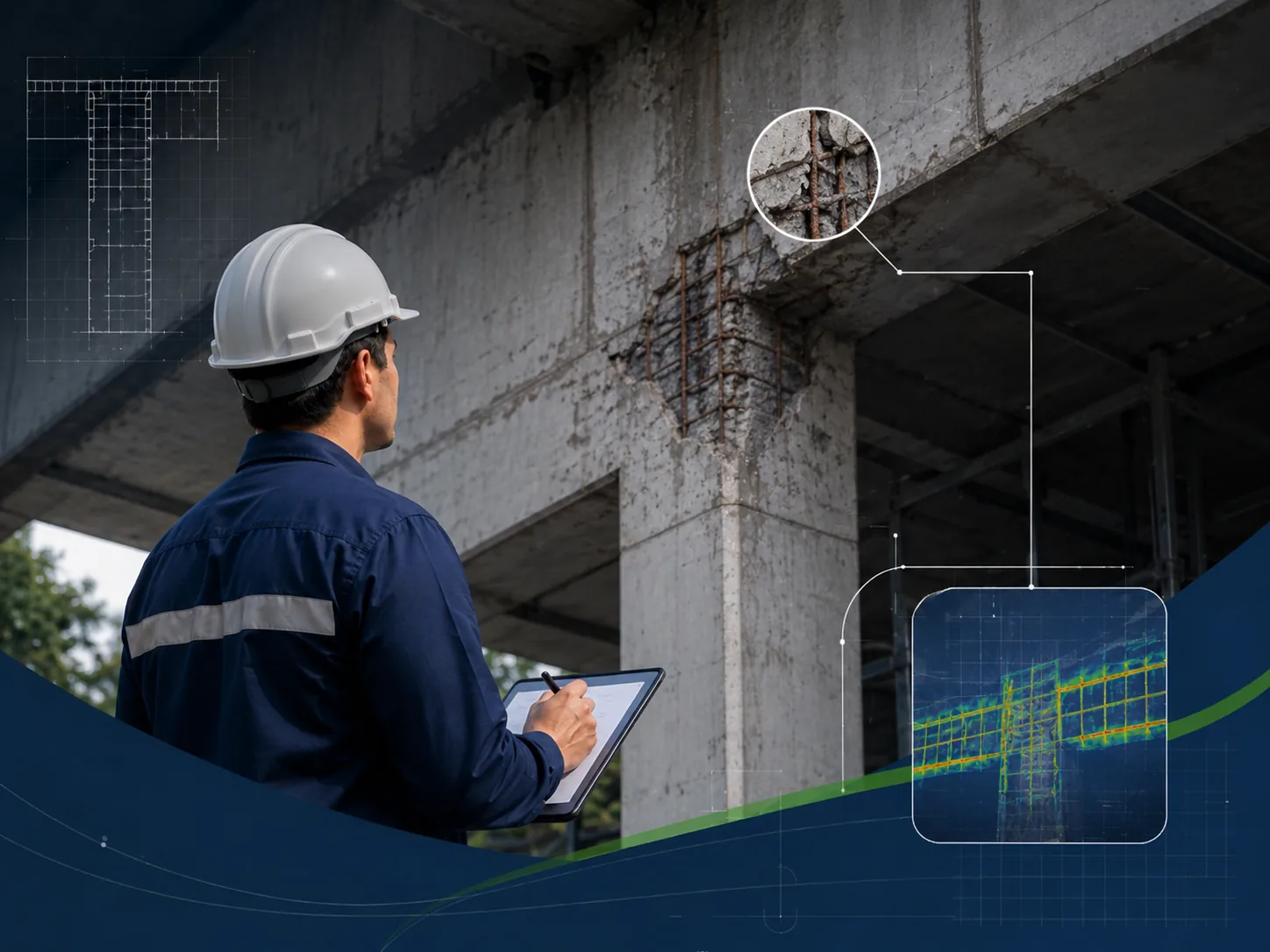 Consultoria para reparos em estrutura de concreto